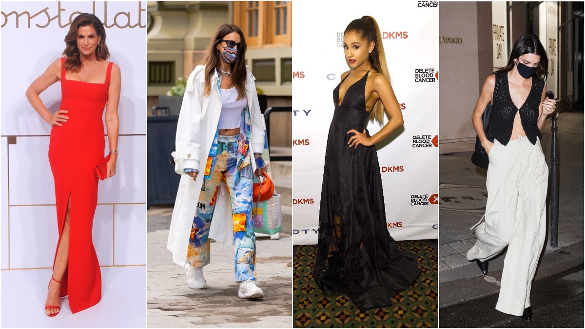 Синди Кроуфорд, Ирина Шейк, Ариана Гранде и Кендалл Дженнер