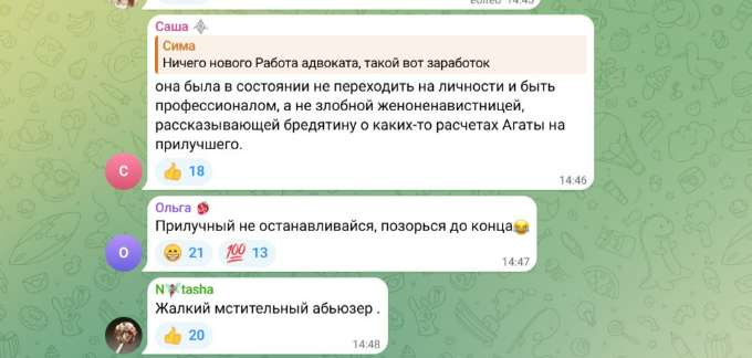Народ в шоке от высказываний адвоката Павла Прилучного об Агате Муцениеце  
