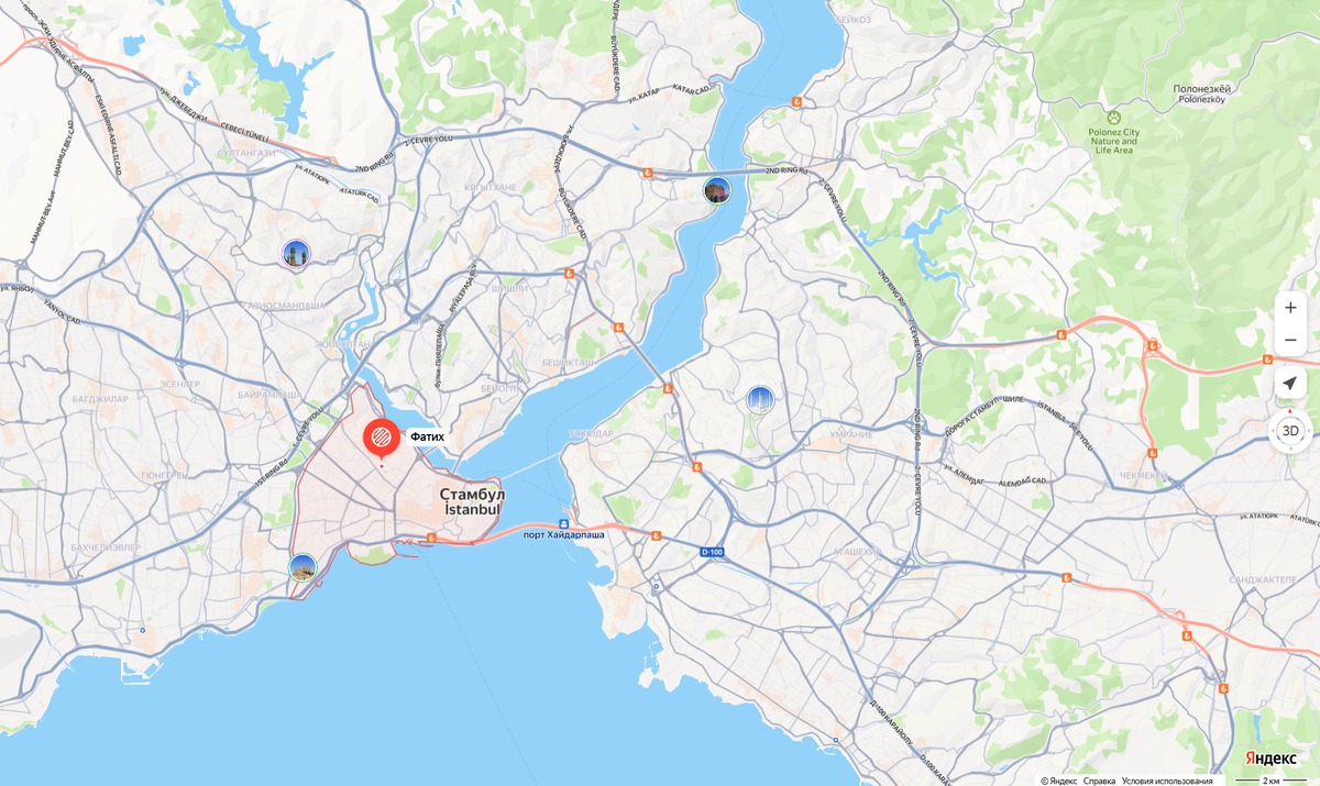 Скриншот Яндекс.карт