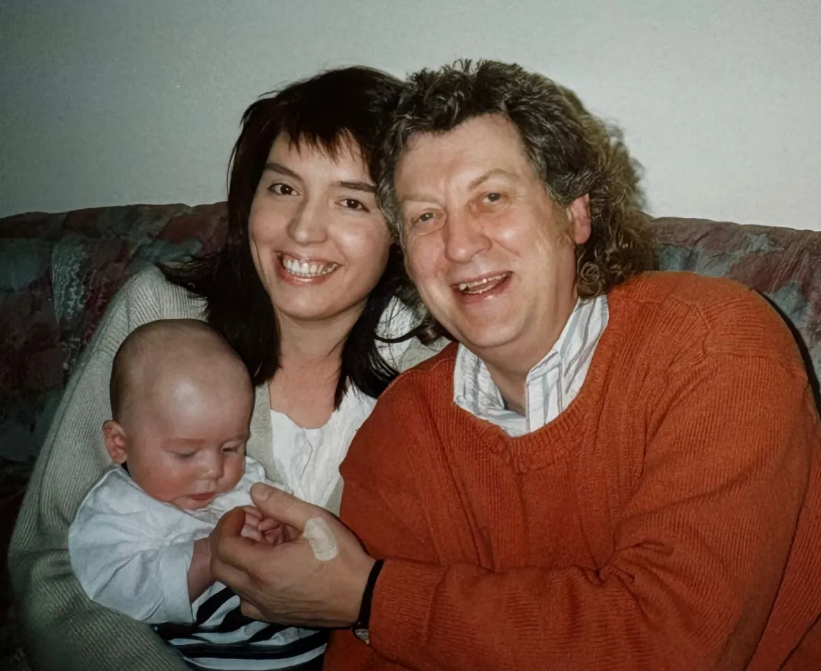 Сюзан и Нодди с их сыном Джанго, 1995 г.