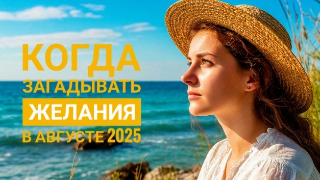 Когда загадывать желание в августе 2025 года, чтобы они сбылись. Благоприятные даты и полезные советы по проведению ритуала.