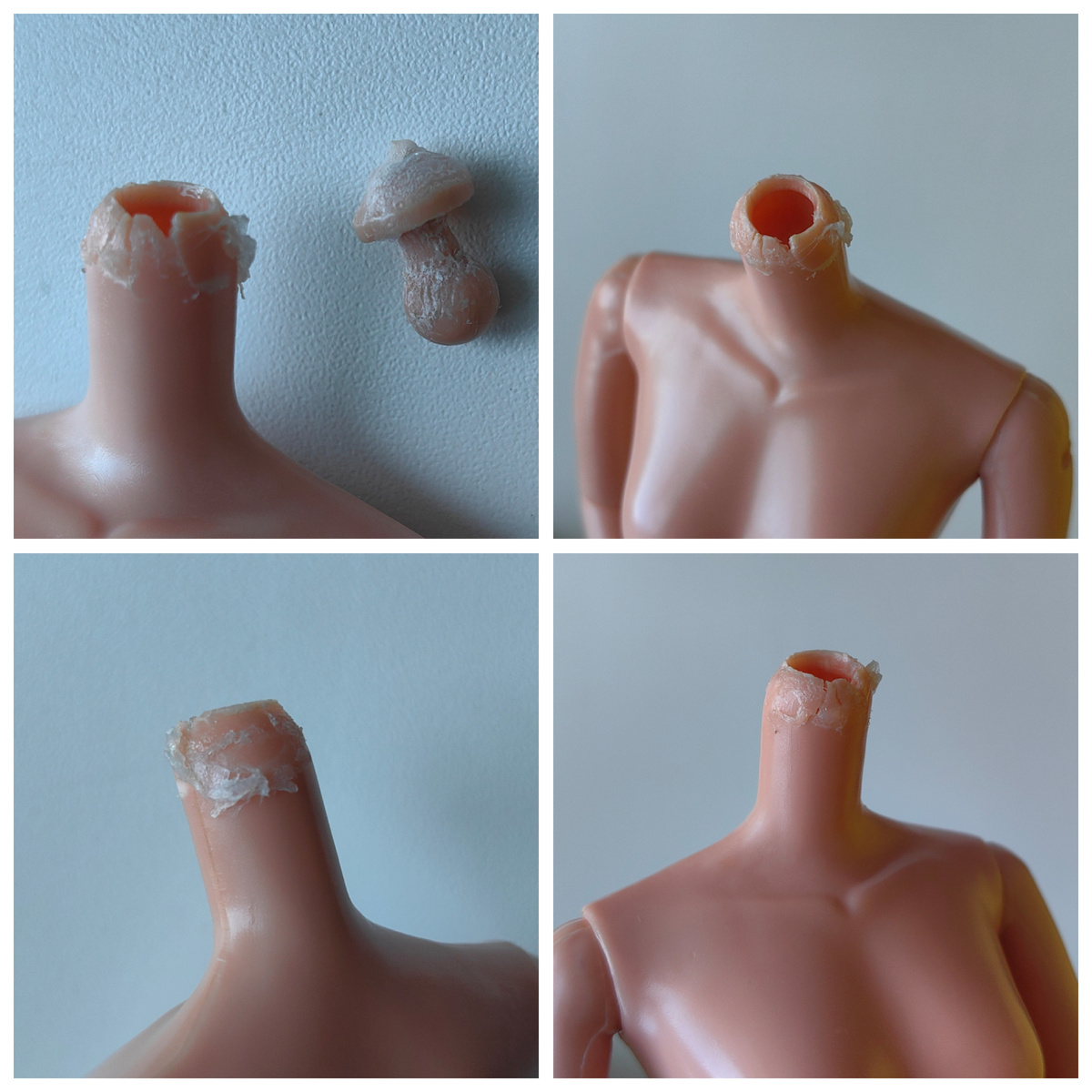 Всё в клею, но это поправимо.