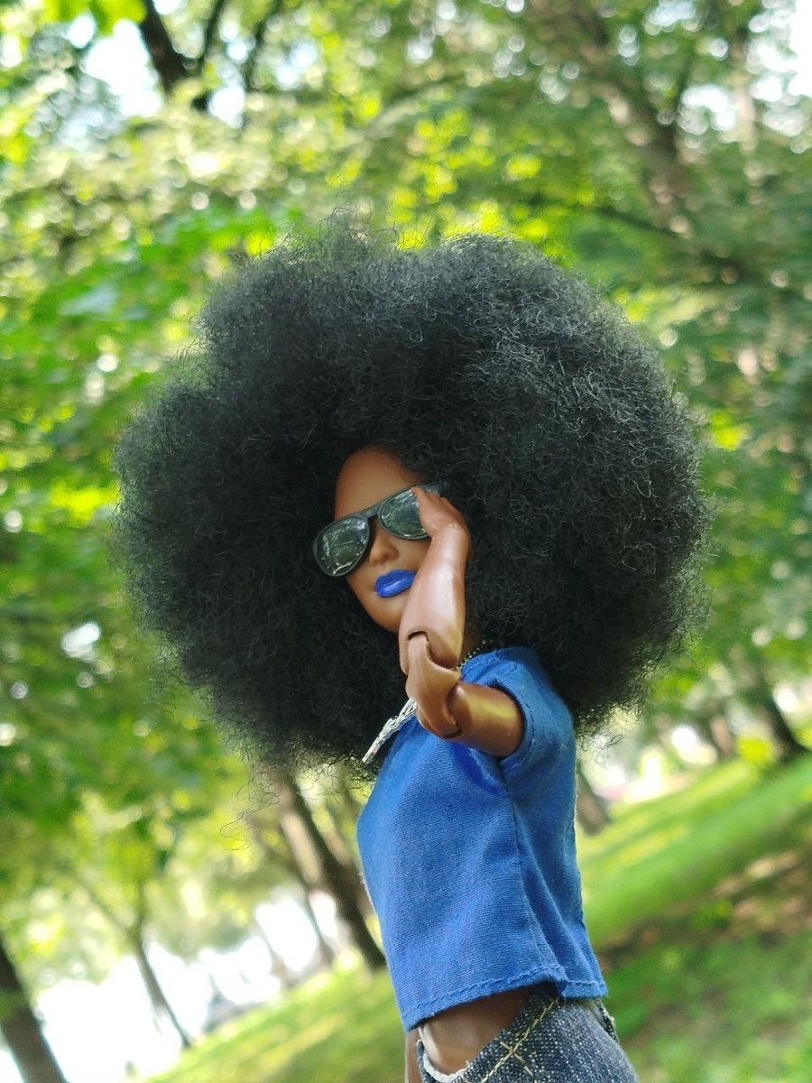 кукла барби fashionistas 156 на теле Клодетт БМР