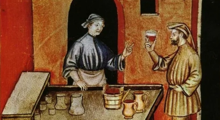 Вино в средние века