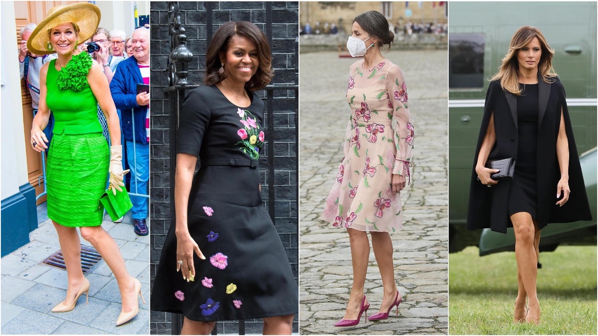 Королева Максима, Мишель Обама, королева Летиция и Мелания Трамп