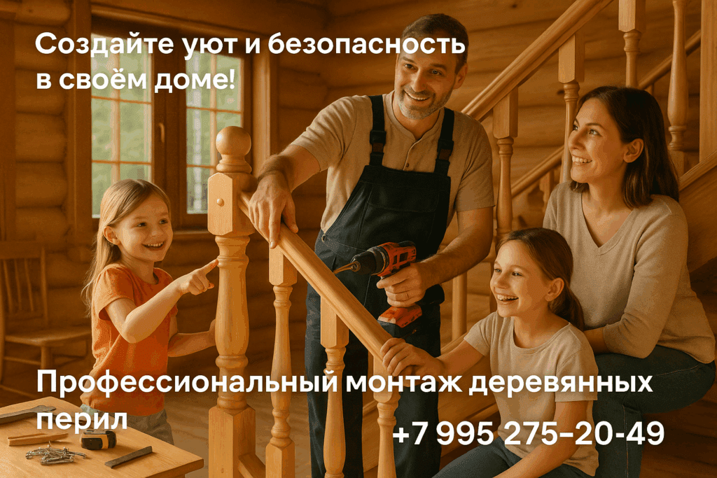    Установка лестничных перил в доме из оцилиндрованного бревна: инструкция genadich