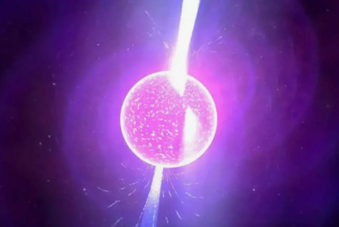 Нейтронная звезда- магнетар.