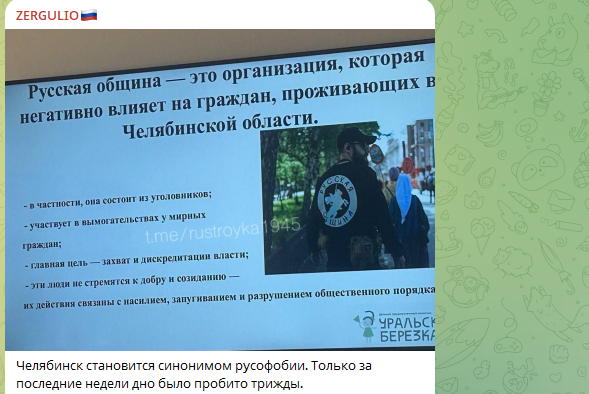    Фото: скрин тг-канала Zergulio.