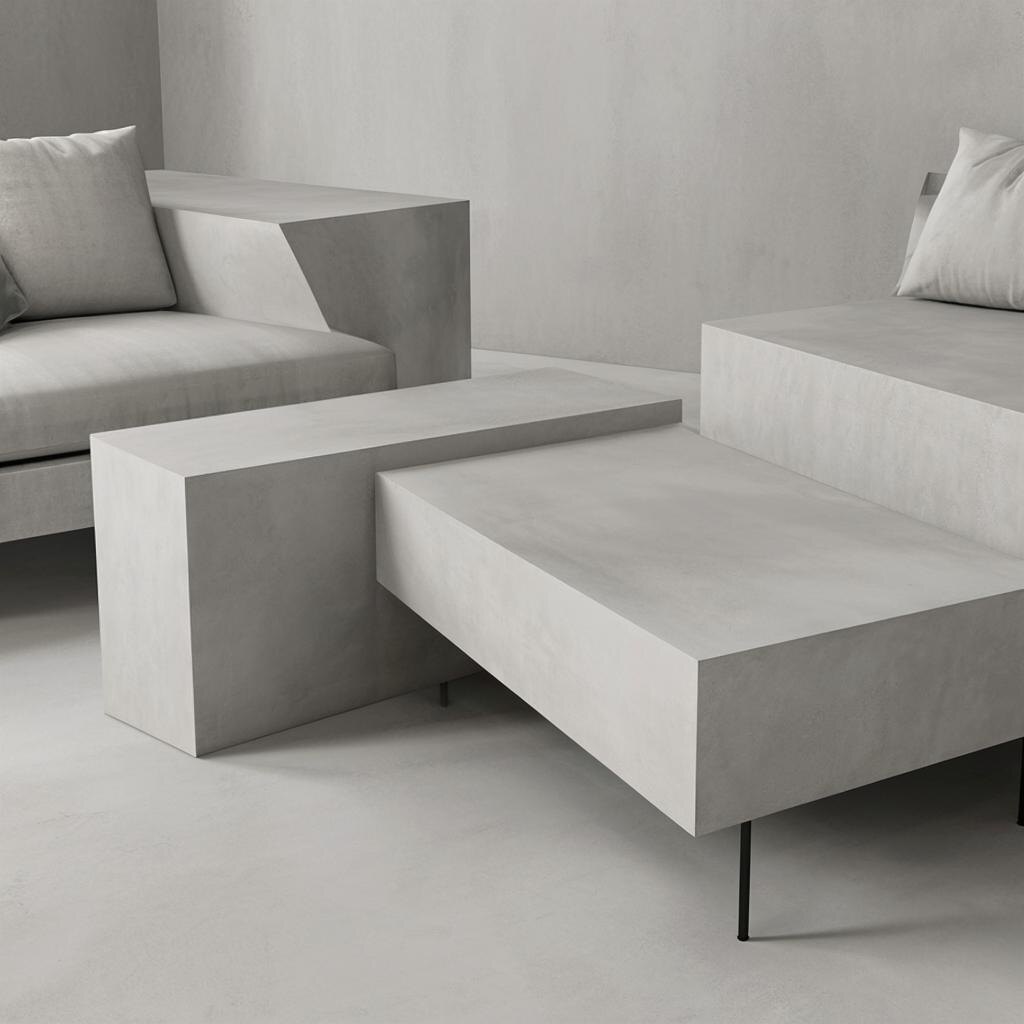 мебель из микроцемента