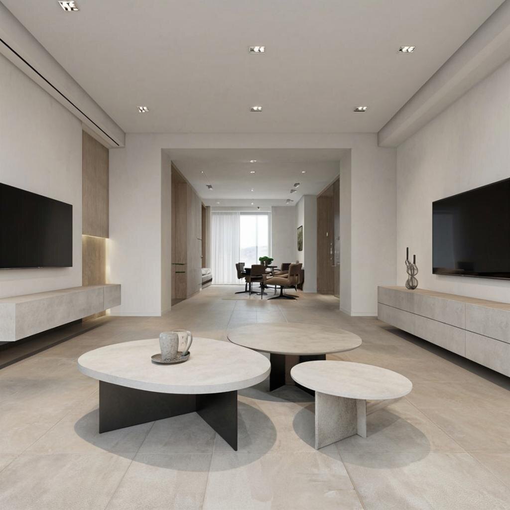 микроцемент в интерьере