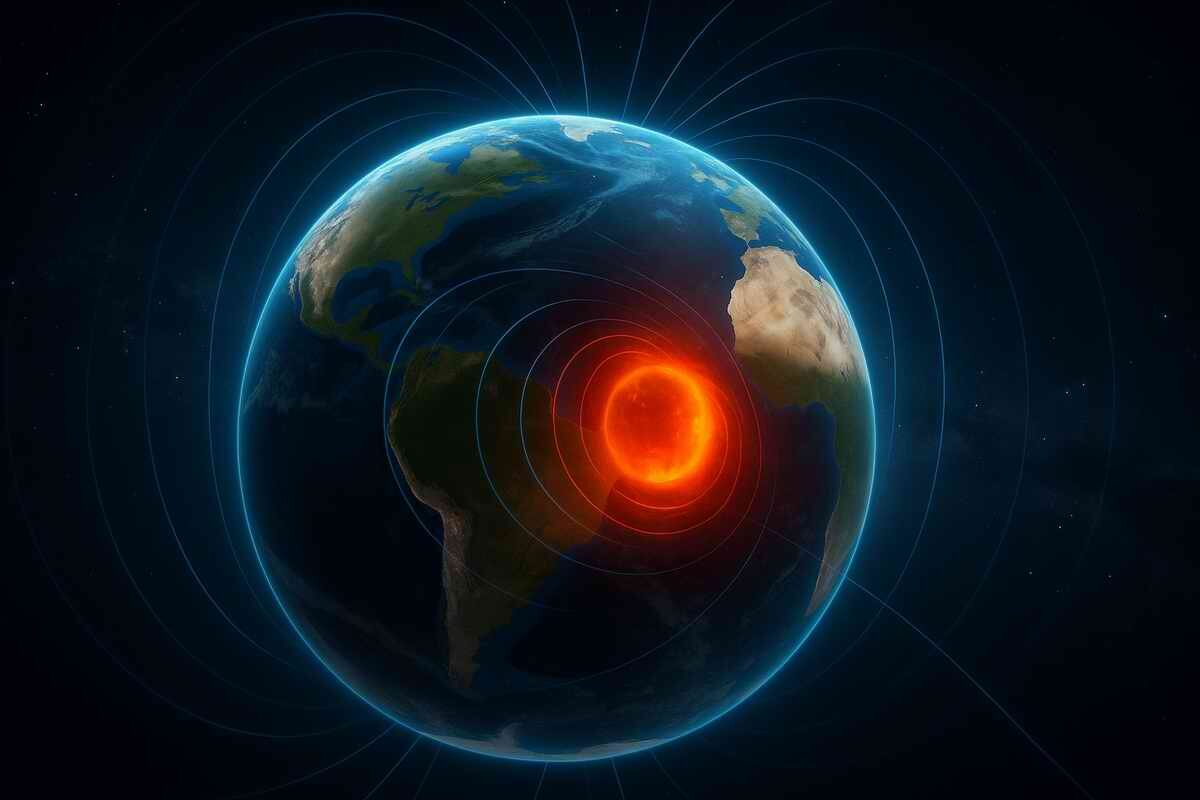 Магнитная аномалия над Южной Атлантикой | NASA следит | Геофизика Земли