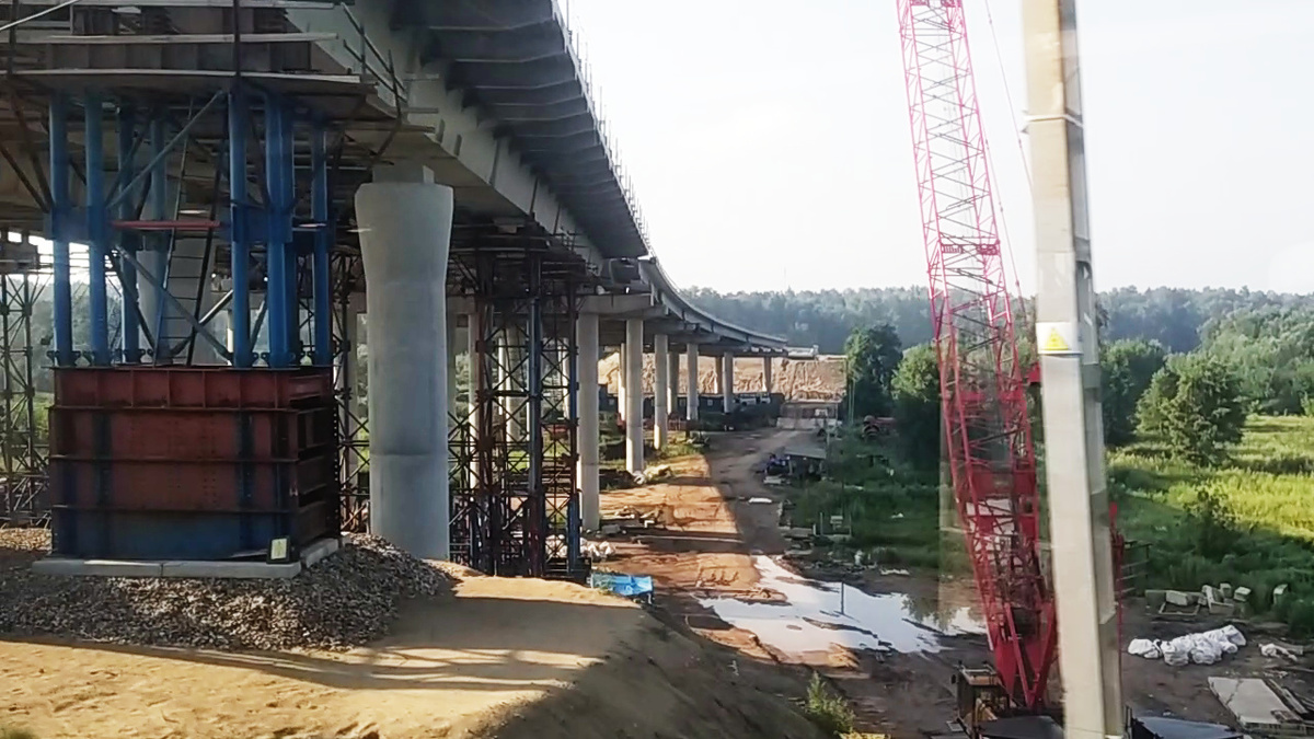 Путепровод автодороги ЮЛА в июле 2025 г., изображение из открытых источников
