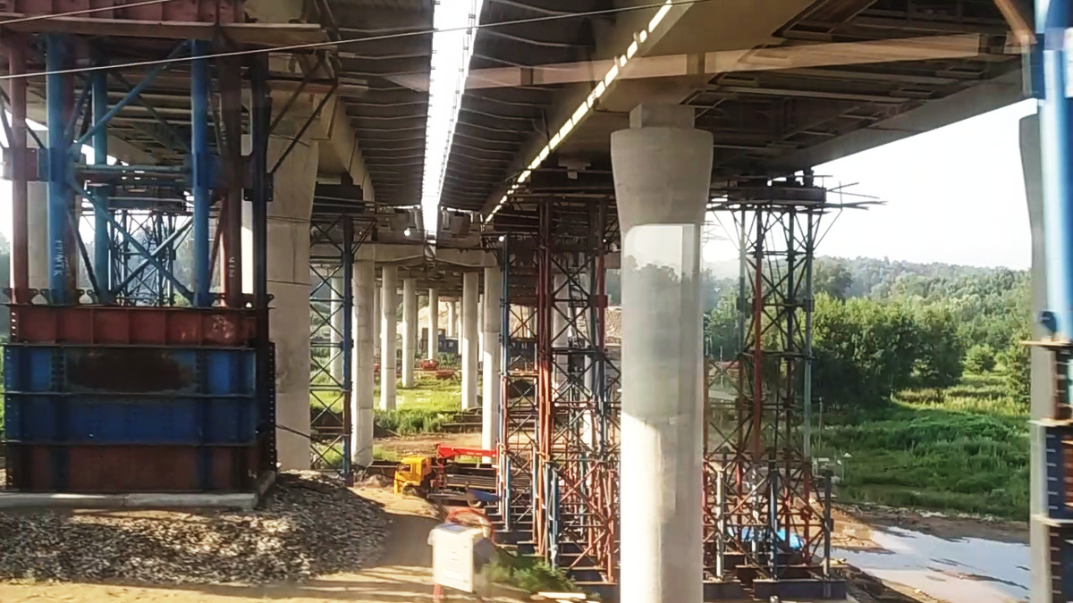 Путепровод автодороги ЮЛА в июле 2025 г., изображение из открытых источников
