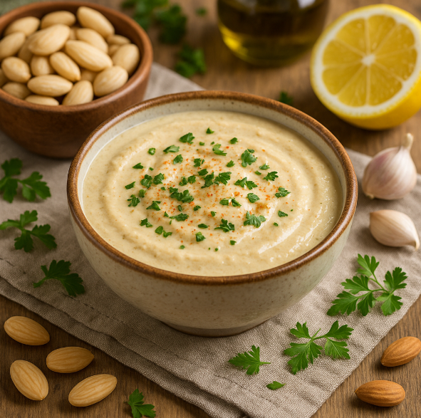 Миндальный соус с чесноком рецепты от Дарики