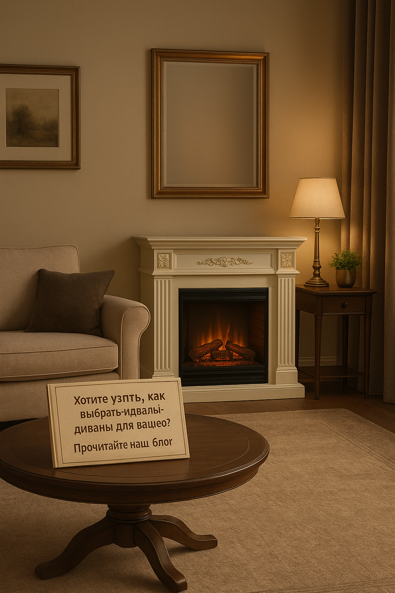    Электрический камин Onegin: создайте уют и стиль в вашем доме с эффектом белого шоколада Kamin