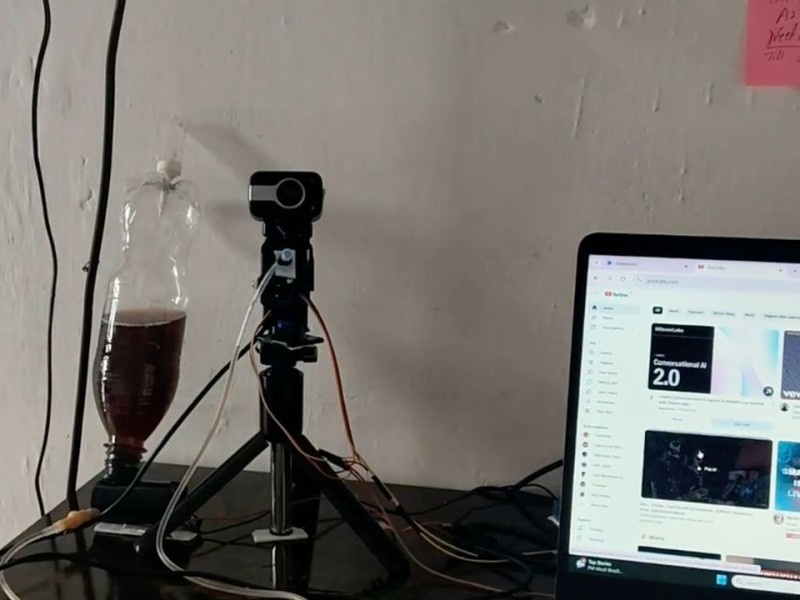    Инженер сделал кофейную пушку, чтобы не отвлекаться от работы