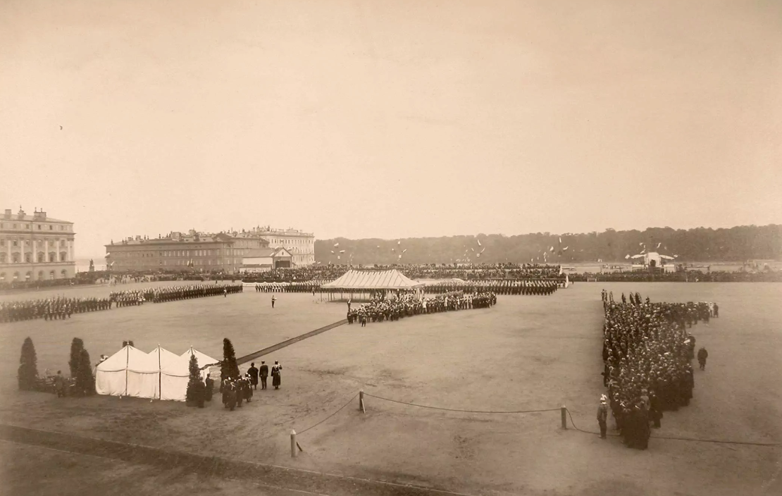 Празднование 100-летнего юбилея лейб-гвардии Павловского полка, 1890г.