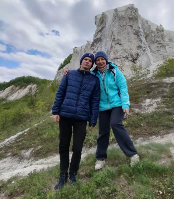 Даниил с мамой