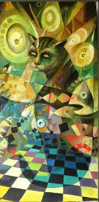 "Полночь", 2010, х., м., 80х40