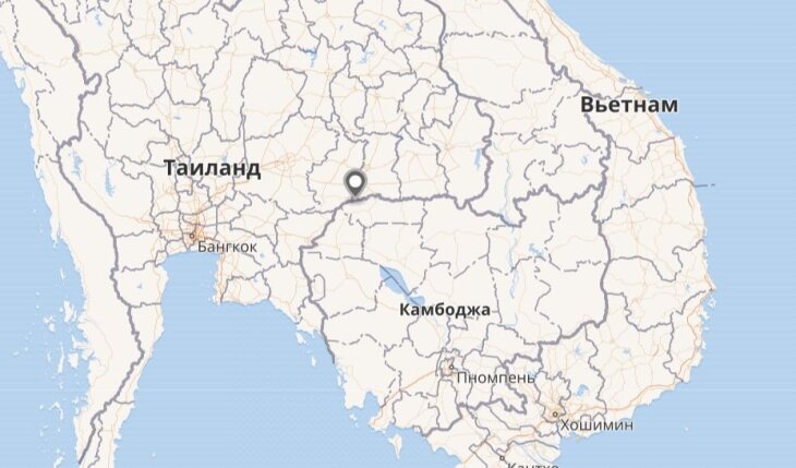  📷Локация конфликта между Таиландом и Камбоджей. Источник: Википедия.