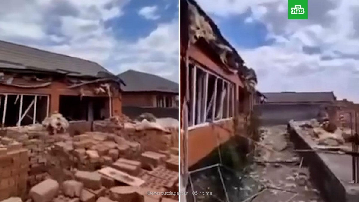    Женщина и трое детей пострадали при падении дрона на жилой дом в Ингушетии