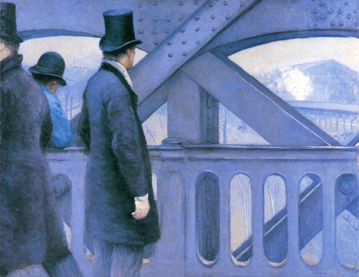 Гюстав Кайботт  "На мосту Европы" (1877)