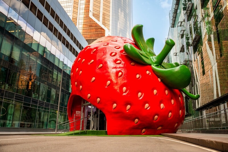 Арт-павильон «Ягода» в Москва-Сити, фото из Яндекс карт