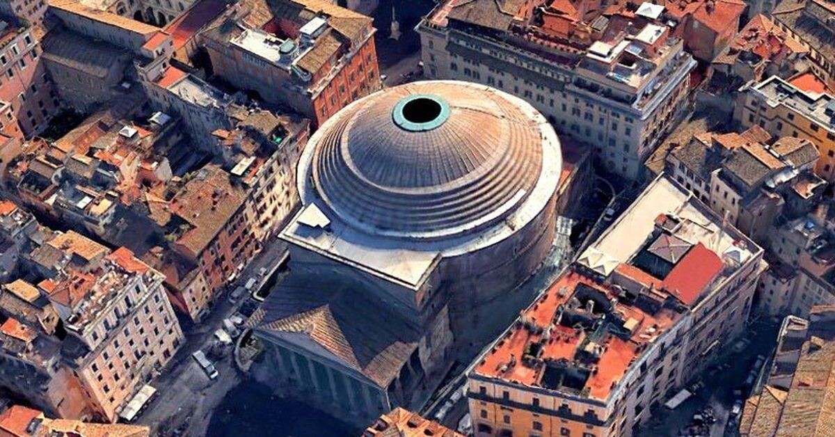 В центре купола мы видим широкое отверстие: диаметр 7,8 метра. Это Óкулюс (лат. oculus, то есть глаз), единственный источник света в Пантеоне и последняя смысловая точка в многозначном коде его архитектуры. Струящийся сквозь Окулюс свет, живой и постоянно меняющийся, падает на стены и пол ротонды. Лучи небесного светила регулярно совершают «обход» по стенам и полу здания, отмечают солнечные и лунные события, служат естественными часами.