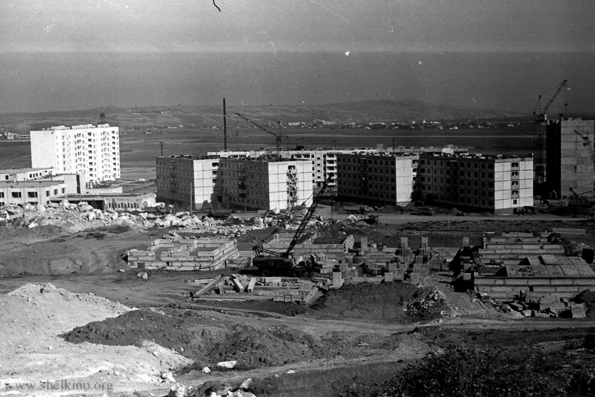 Возведение малосемейных домов серии ЭЖИП в г. Щелкино, Крым. Фото: shelkino.org