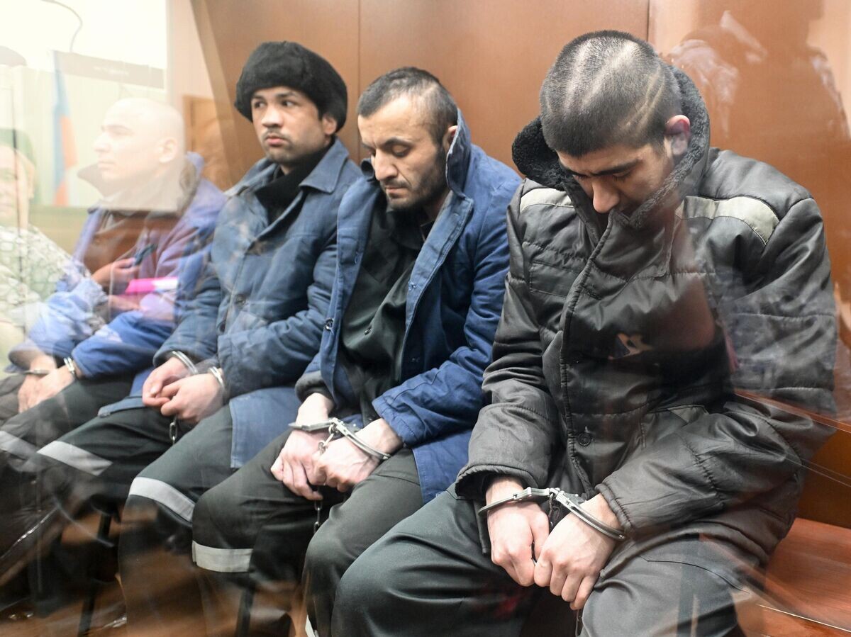    Рассмотрение вопроса о продлении ареста обвиняемым в причастности к теракту в "Крокус Сити Холле"© РИА Новости / Михаил Воскресенский