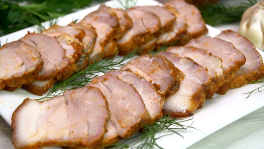 Мясная нарезка, готовлю для завтраков вместо колбасы или буженины