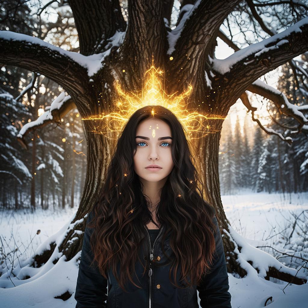 Лика в парке.