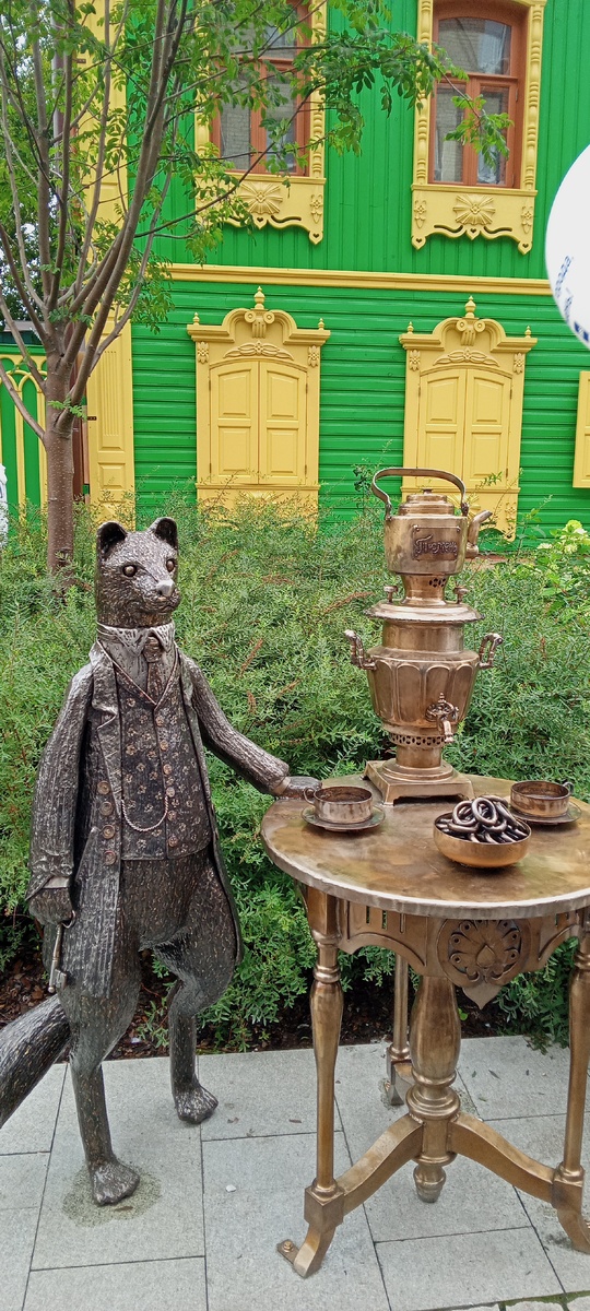 Теперь гостеприимный соболь Тюментий предлагает чаёк с баранками😁