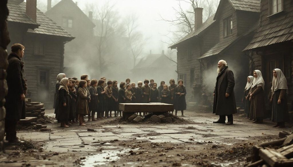 В иллюстративных целях. Крепостной двор. Нарисовано нейросетью.