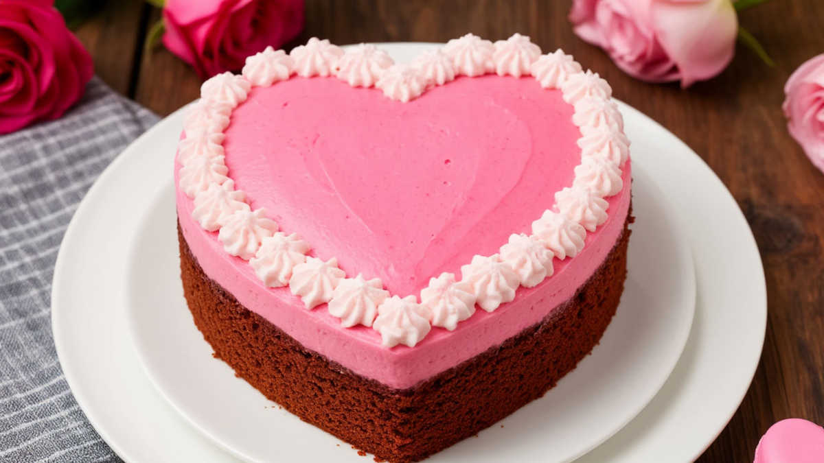 🍰 Торт-сердечко для начинающих: Проще не бывает! ❤️