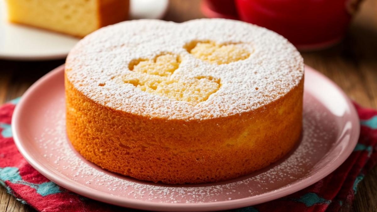 ❤️ Бисквитный торт-сердце: Простой рецепт с нуля! 🎂