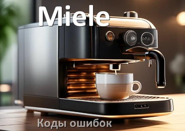 
Как на кофемашине Miele исправить ошибку и сбросить коды 8, 5, E05, 2, 06, 1, 14, 4