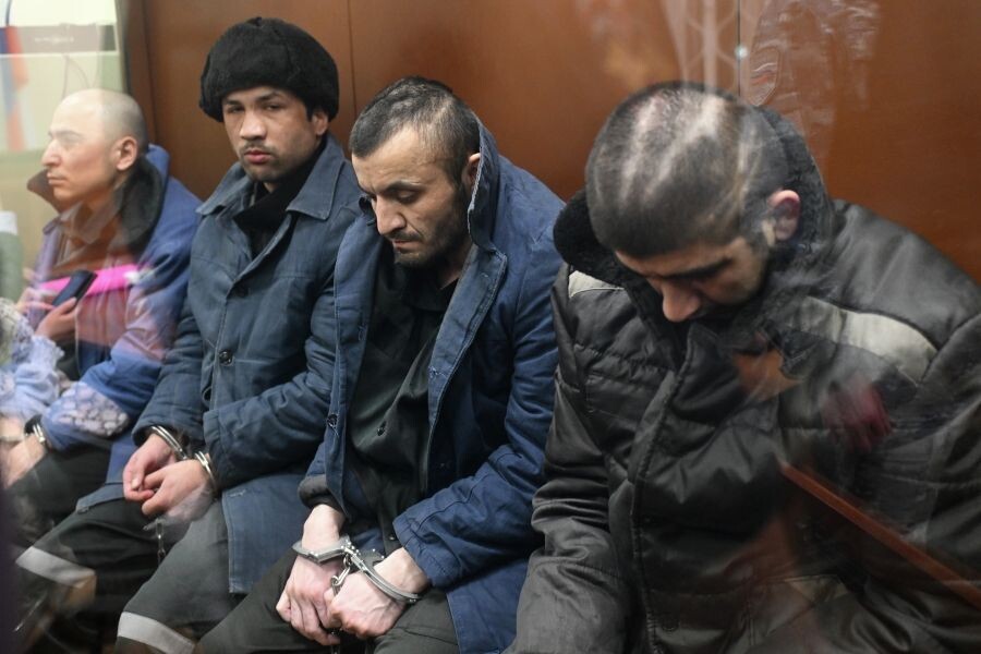    Фигуранты по делу о теракте в «Крокус Сити Холле» / Источник: © Михаил Воскресенский/РИА Новости