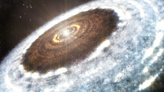 Жизнь в космосе зарождается еще до появления планет: что рассмотрели возле молодой звезды