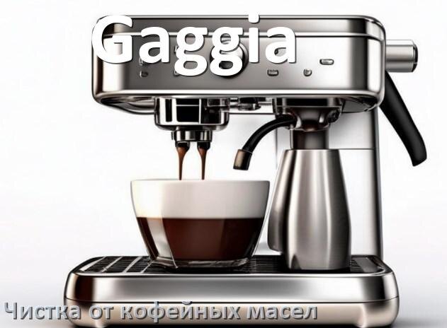 
Очистка кофемашины Gaggia от кофейных масел