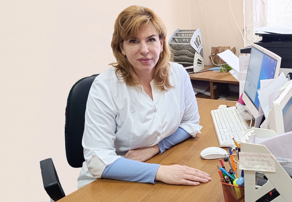Врач-психиатр-нарколог Ростовского областного наркологического диспансера по обслуживанию населения г. Аксая и Аксайского района М.П. Окопной/ФОТО автора