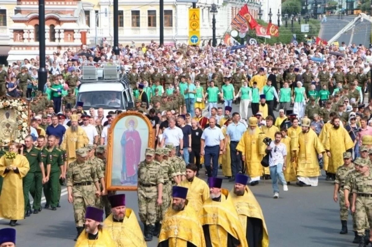    Крестный ход в Омске собрал более 7,5 тысяч верующих