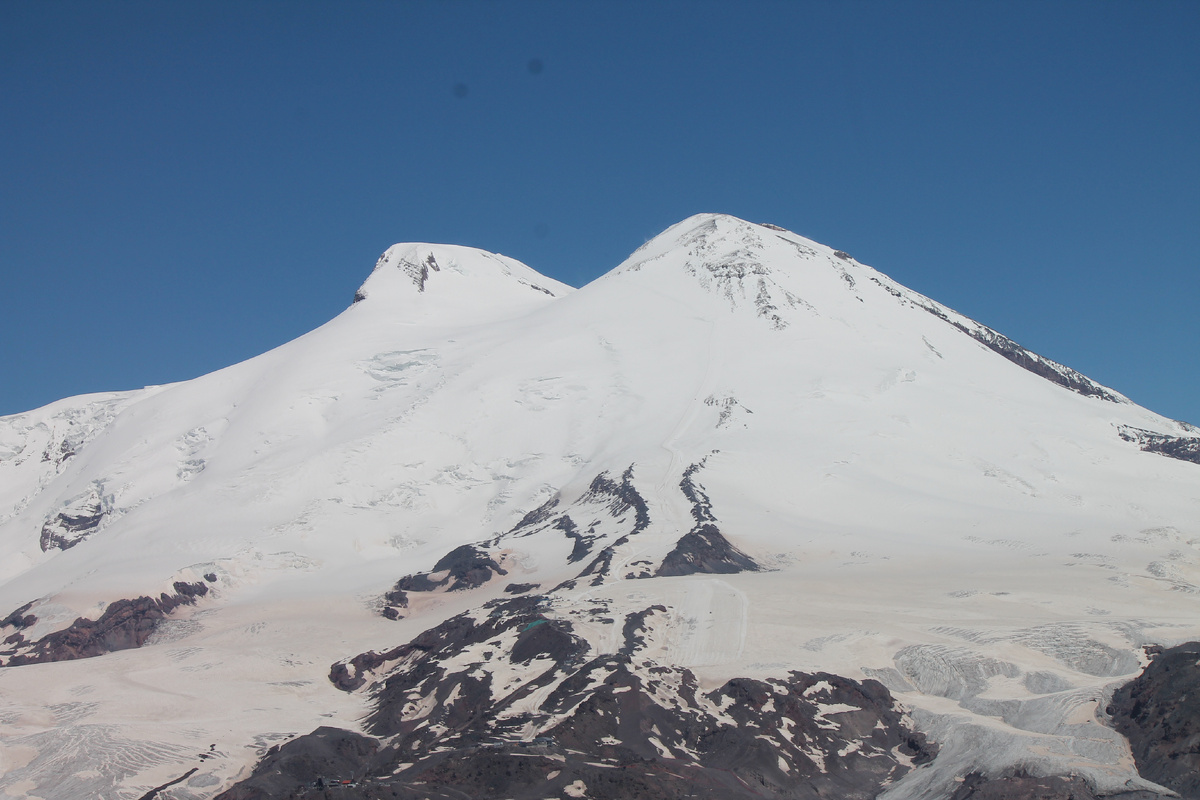 Эльбрус- высшая точка России и Европы.