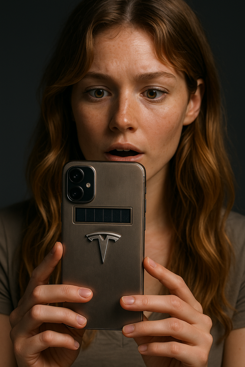Tesla Phone *Изображение сгенерировано нейросетью