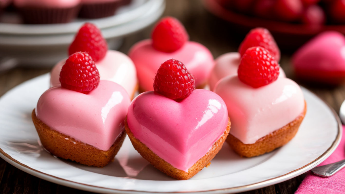 💖 Мини-тортики в форме сердца: 3 простых рецепта для романтического настроения! 🎂