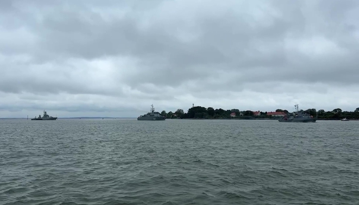 Учения по обороне пунктов базирования с отражением нападения безэкипажных катеров условного противника в рамках оперативного учения Военно-Морского Флота "Июльский шторм" в Балтийской и Ленинградской военно-морских базах. © РИА Новости 