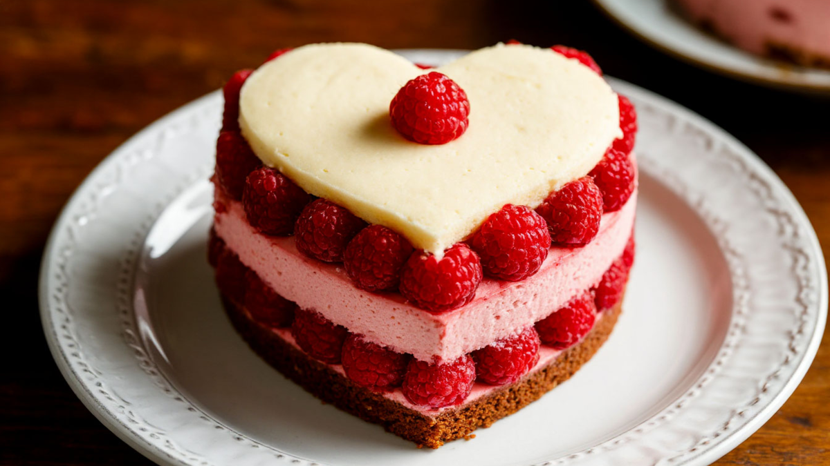 🌱 Веганский торт-сердечко: Нежность без яиц и молока! ❤️