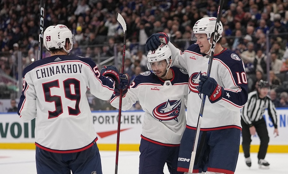    «Коламбус» стал первой командой в истории НХЛ, одержавшей победу после 5 пропущенных шайб в третьем периоде. Фото: Reuters