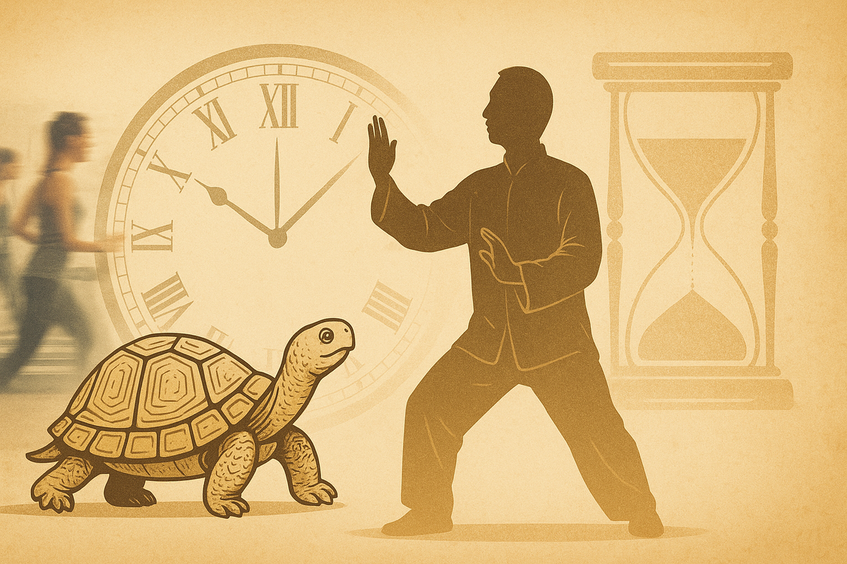 Оздоровительный цигун и и медленный темп