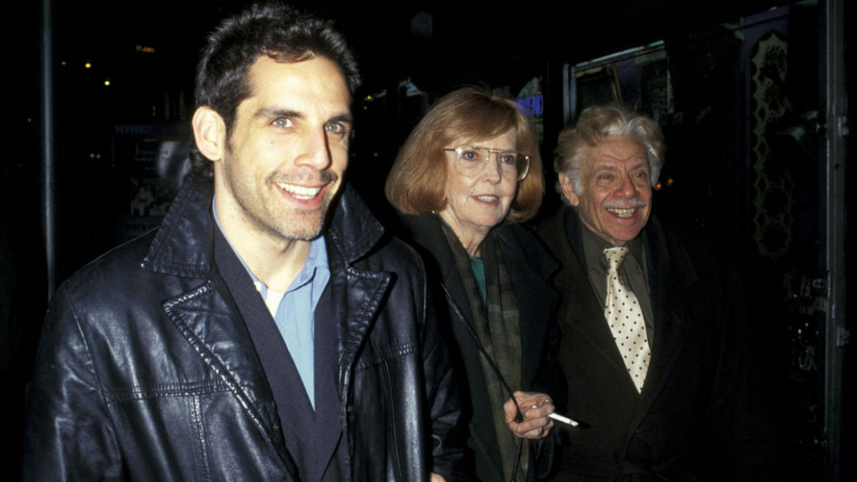    Бен Стиллер с родителями. Фото: Getty images